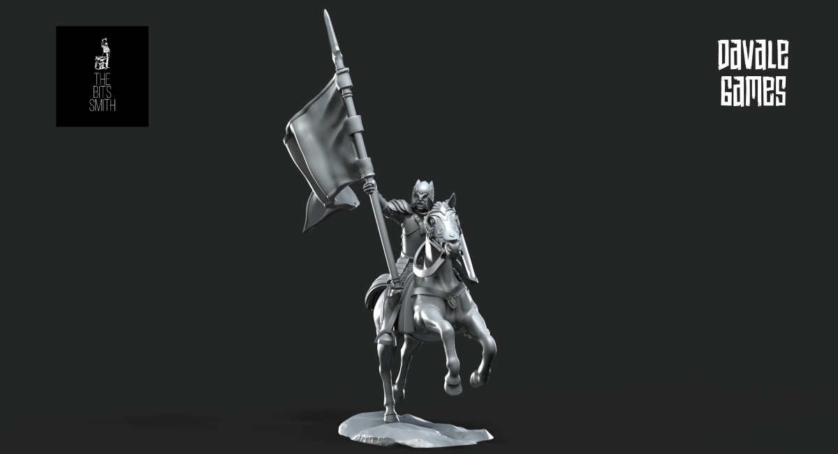 Grey Castle Bannertrager beritten